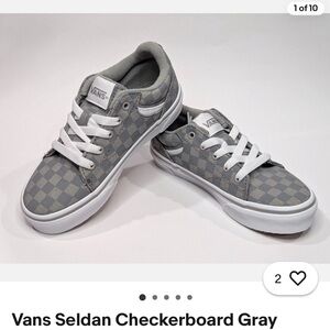 Vans Gray Textured Sneakers